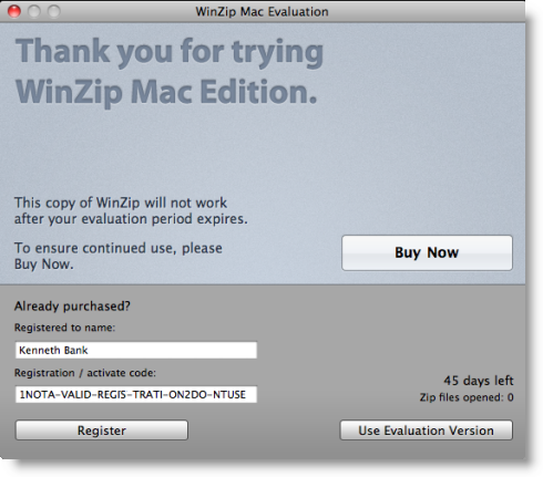 free winzip for mac os